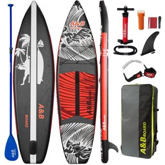 11ft double layer inflatable SUP paddle board for adults surfing