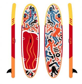 Printed All Round 10'6ft Stand Up Inflatable Paddle Board