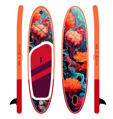 Printed All Round 10'6ft Stand Up Inflatable Paddle Board